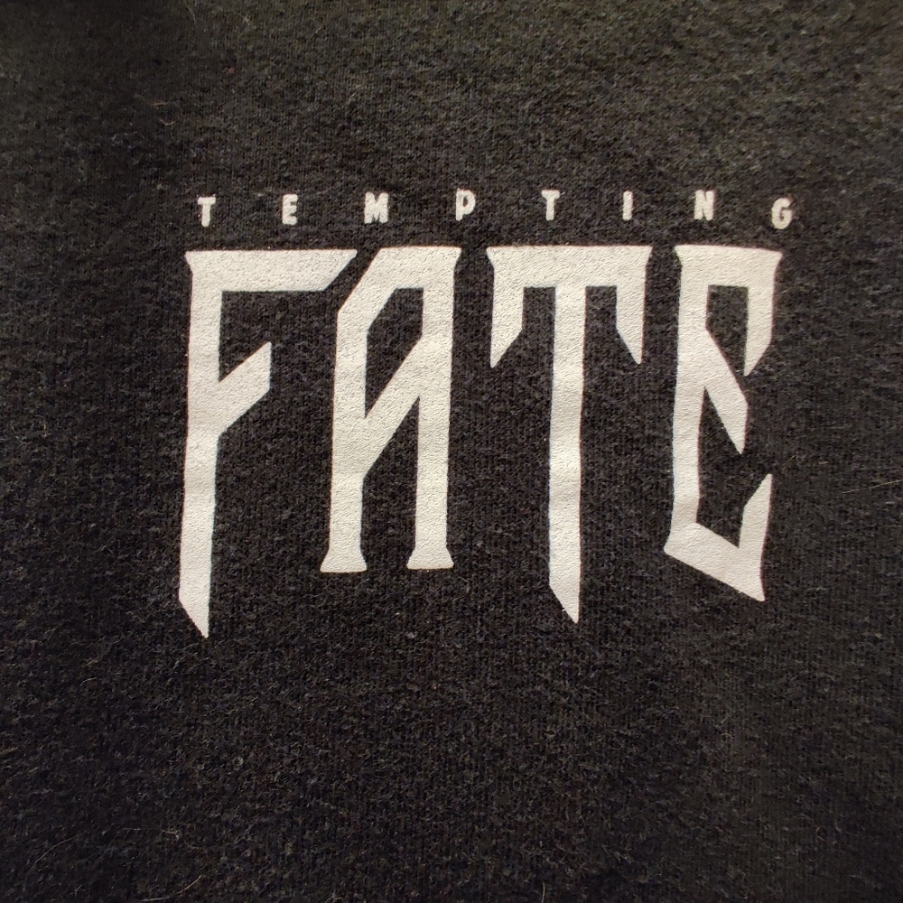 Tempting fate black hoodie. I'll make it to hell sooner than you - Picture 4 of 6